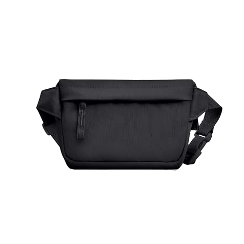 GOT BAG Bauchtasche Hip Bag 2.0 aus Ocean Impact Plastic | Gürteltasche Wasserabweisend | Stylische Umhängetasche mit verstellbarem Gurt (Black)