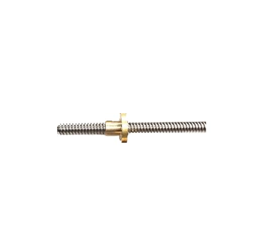 Metal Ball Screw nut T8 Trapezoidal Screw Lead 12mm Stepper Motor Screw Screw 100mm-600mm Length with Nut(450mm)