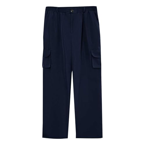 Men's Flex Ripstop Tactical Pants Water Resistant Stretch Cargo Pants Lightweight Hiking Work Trousers Multi Pockets3