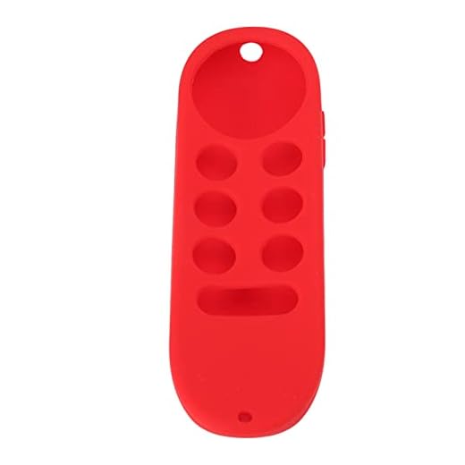 Capa protetora de silicone com controle remoto para Chromecast com controle remoto Google TV (vermelha)