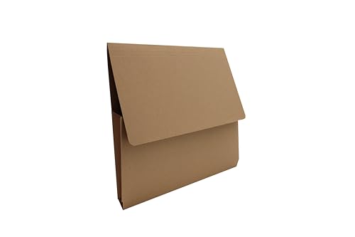 Legal Filing, Ref 713701 1/2 Flap Document Wallet, Box of 50, Made from 250gsm Strong Medium Weight Recycled Manilla - Image 2