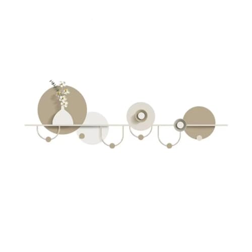 Perchero de pared de hierro moderno de 85cm con ganchos para sala 2