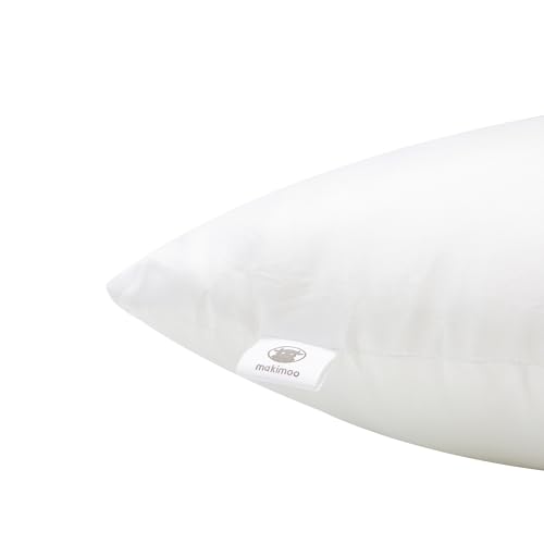 Makimoo Kopfkissen 2er Set 30 x 50 cm, Kissen für Bett und Dekokissen, Polyester Innenkissen Füllkissen for Sofakissen Zierkissen
