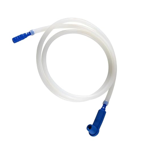 Ypoyney 3.93 Ft Brake Fluid Bleeder Hose, Auto Brake Bleeding Oil Change Hose, Oil Fluid Extractor Tool with Adapter, Universal Replace Extractor Tube for Car Motorcycle Braking System Repair Tool