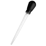 Fish Tank Cleaning Waste Remover, 30ml Dropper Pipette for Aquarium Cleaning Tools, Manual Fish Tank Cleaner Water Changer, Black Fish Tank Rock Cleaner Tools, Mini Aquarium Gravel Cleaning Straw