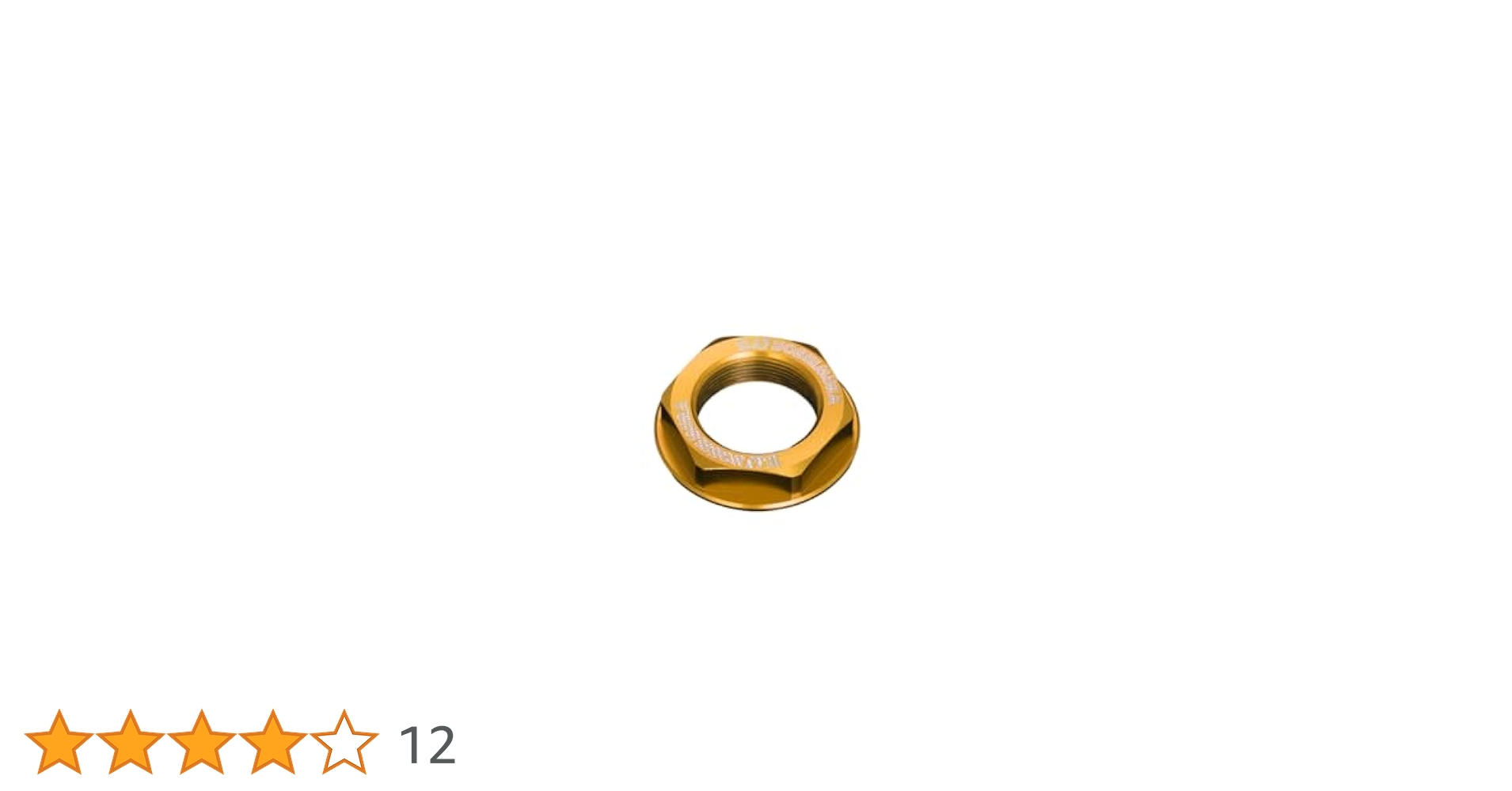 Amazon | ヨシムラ ステアリングステムナット M22xP1.0 ゴールド