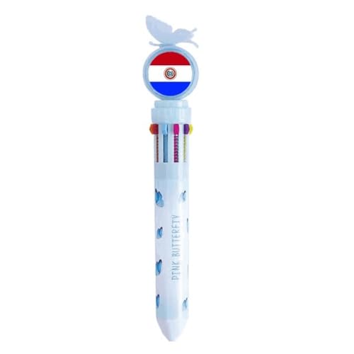 Stylo à bille rétractable multicolore Paraguay évite de perdre vos stylos