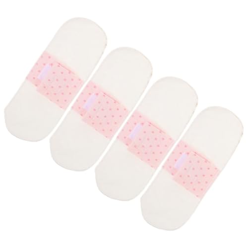 CTIRCHIU Compresas de Algodón Reutilizables para Mujer 21 Cm, Diarios de Tela Absorbentes y Transpirables, 4 Unidades, Ideales para Embarazo, Posparto y Menstruación