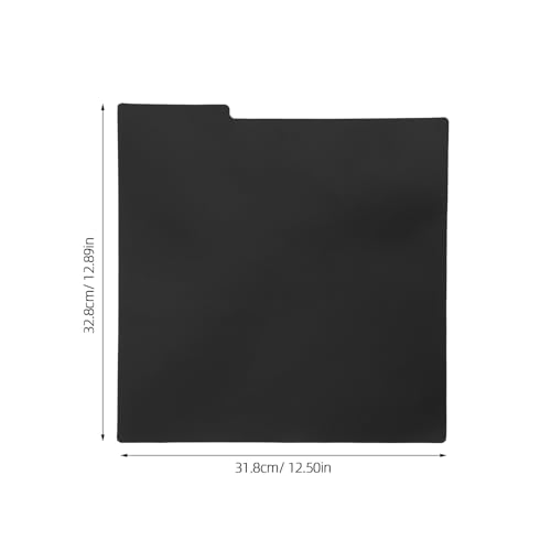 Divisores para organización y almacenamiento de vinilos de plástico negro en pack de 10 piezas 3