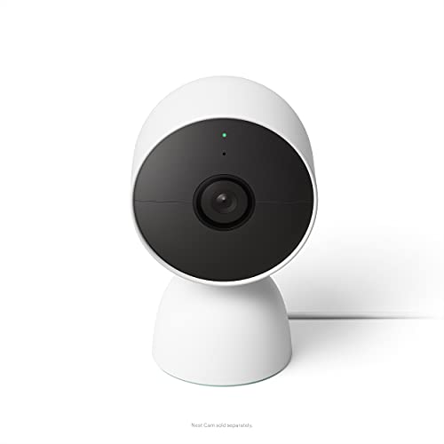 Google Nest Cam Stand - Wired Tabletop Stand for Nest Cam (Battery) Only - Snow – תמונה 3