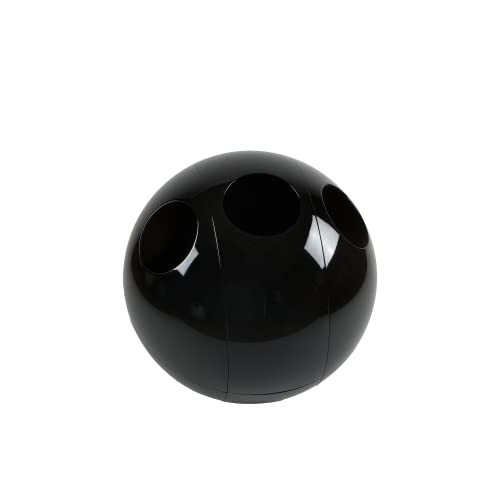 SOLDIDESIGN Sfera Pattumiera per Raccolta Differenziata Cestino Design Componibile per Interno o Esterno, 120 Litri, ABS