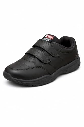 Image of HOOH Kids Unisex School Shoes Double Hook and Loop Strap Long Lasting