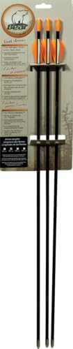 Bear Archery Youth Safety Glass Arrows, Durable & Splinter-Free Fiberglass Arrows, Nocks and Points Included, 26' Length