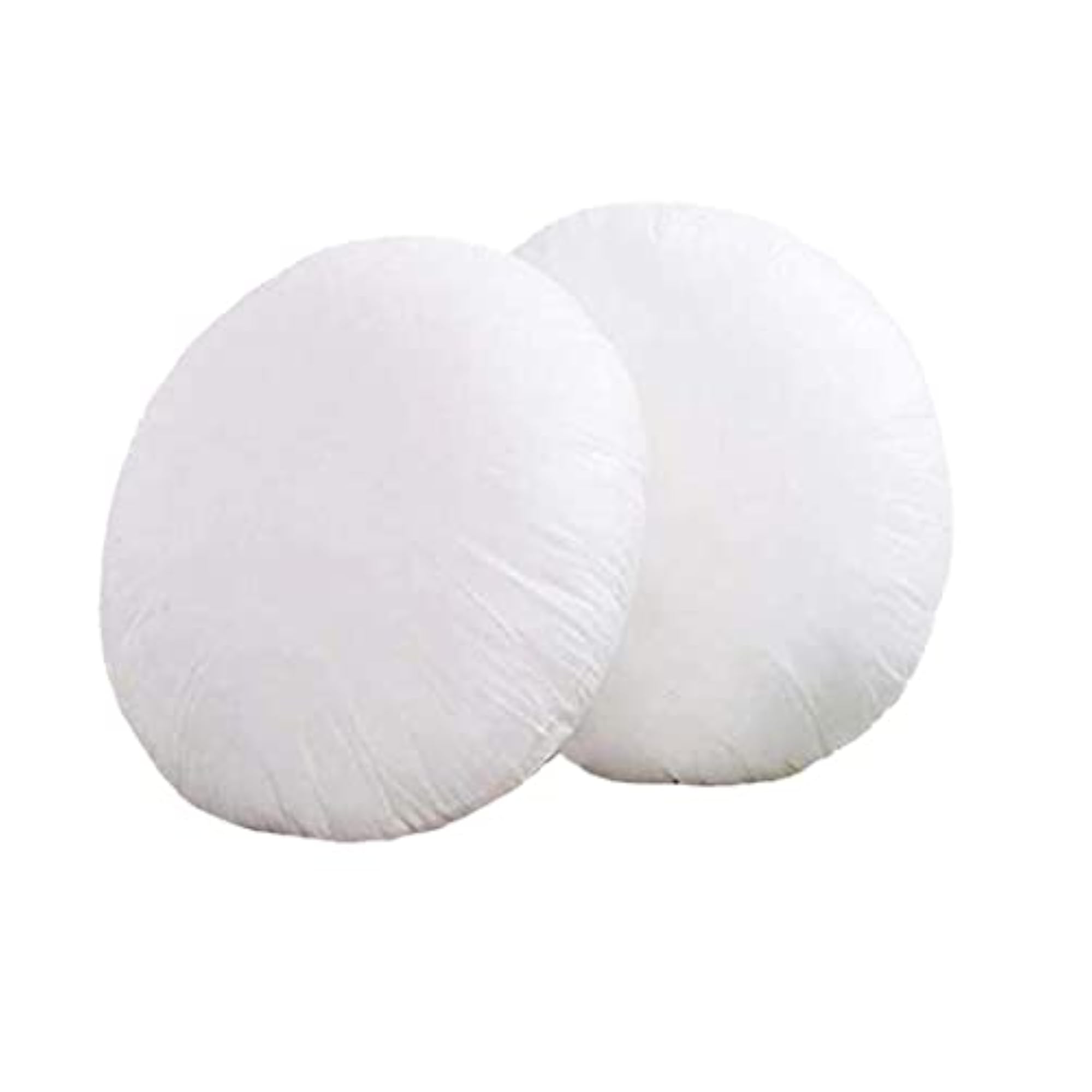 Bee's Microfiber Circular Pillow Inserts, Set of 2