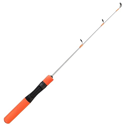 【1】 商品标题：53cm/20.87in Angelrute mit 50mm/1.97in Eisangelrad, Glasfaser, hart, for Karpfen- und Graskarpfenangeln am Meer, See, Fluss und Teich. for Angeln in verschiedenen Gewässern! Optiona