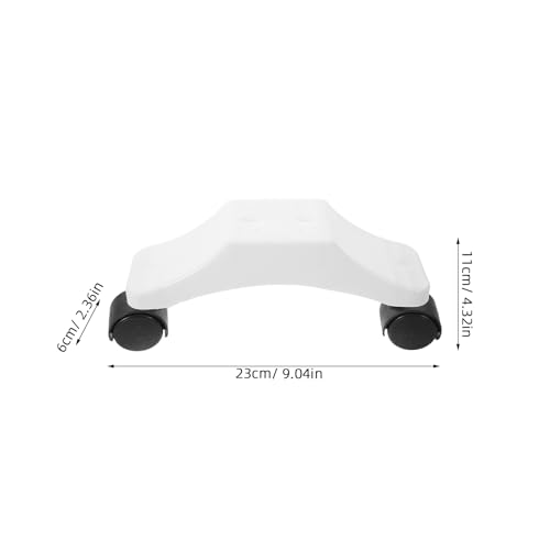 Soporte móvil de calefactor eléctrico evita cargas base antideslizante 3