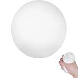 Snowball Squishy, Doh Snowball Stress Relief Squishy, Squishy Stress Ball, Slow Rising Memory Foam Squishy Fidget Snow Ball, Adults Anxiety Stress Relief Toys(White)