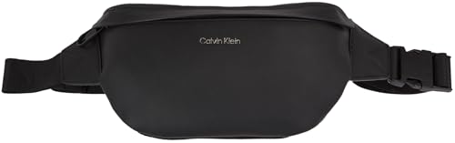 Calvin Klein Herren Bauchtasche Ck Must Pique Waistbag Klein, Schwarz (Ck...