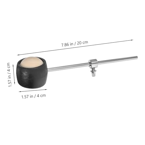 Pedal de Bombo de Madera con Martillo para Batería miniatura 2