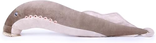 capybaraflying Peluche de Lamprea de simulación, Juguete Lamprea de Realista de Criaturas Antiguas del Cámbrico, Almohada de Peluche Lamprea Animal Salvaje Realista,52 cm/20.4in