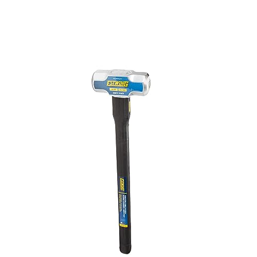 Image of Estwing 6 lb Soft Face Sledge Hammer - 24 inch Indestructible Handle, Shock-Absorbing Grip, Overstrike Resistant