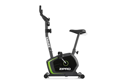 ZIPRO Drift hometrainer met LCD display, 8 weerstandsniveaus - fitnessbike - hometrainer - ergometer, met hartslagmeter, zadel in hoogte verstelbaar - tot 120 kg belasting - Afbeelding 8
