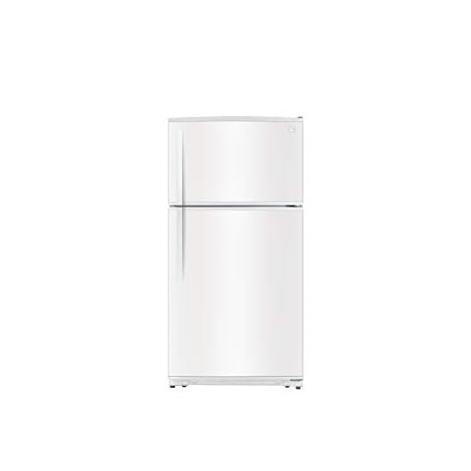 Kenmore Top-Freezer Refrigerator with LED Lighting and 20.8 Cubic Ft. Total Capacity, White