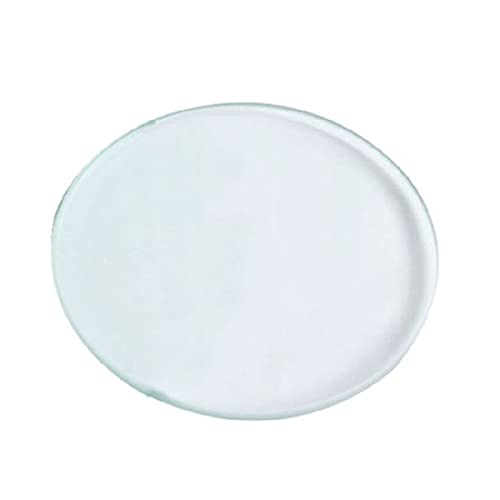 顕微鏡キット ステレオ顕微鏡の作業段階透明透明半透明ラウンド標本霜霜のガラス 顕微鏡レンズアダプター(100mm Transparent)