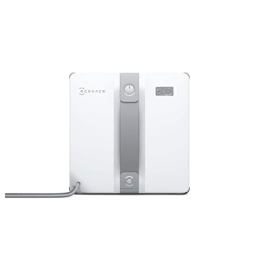 ECOVACS WINBOT Mini Fensterputzroboter, kompaktes Design, Doppel-Düsen mit Ultraschall-Zerstäubung, 9-Stufen-Schutzsystem, intelligente Pfadplanung, 4 Reinigungsmodi, Anti-Rutsch-System, Grau
