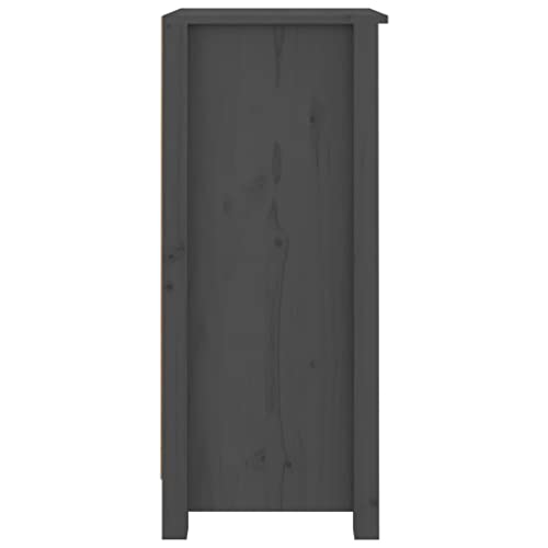 Credenza gris de pino solución para pasillos estrechos 7