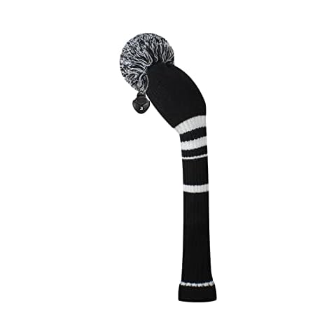 Knit Woods Golf Club Head Cover with Tag Cover