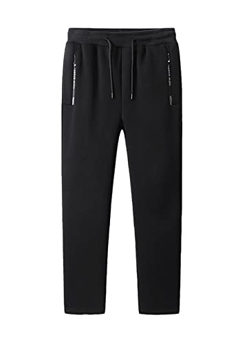 Yanggutown Men's Winter Thick Fur Fleece Sherpa Lined Active Sweatpants Warm Jogger Pants #TOP1