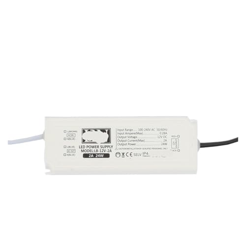 Alimentation LED 24W anti-scintillement pour éclairage de miroir de salle de bain