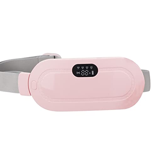 Portable Heating Pad, Lower Back Pain Relief Fast Heating Pad, 3-Speed Temperature Adjustment and 4-Speed Massage Modes, Menstrual Heating Pad for Women and Girl