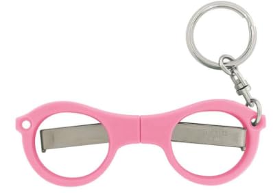 吉田刃物 めがねはさみ ステンレス製 関刃物 日本製 (ピンク)