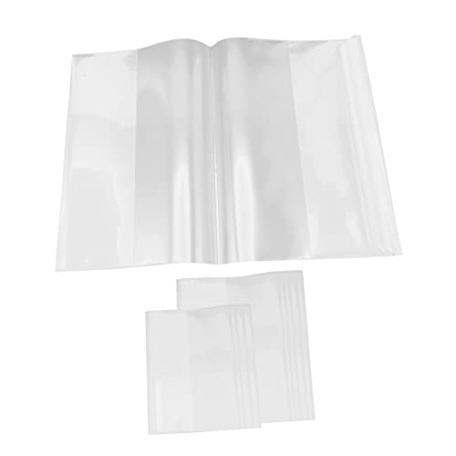KICHOUSE 20pcs Protective Book Covers for Textbooks Waterproof Book Sleeve Reusable School Supplies for Students