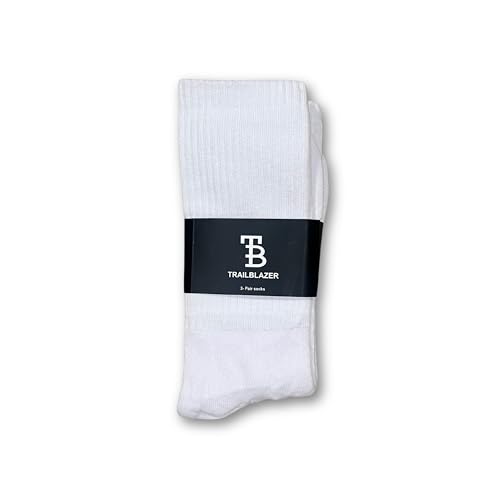 TRAILBLAZER Premium Cushion Crew Socks (3-Pack) Mens US 9-142