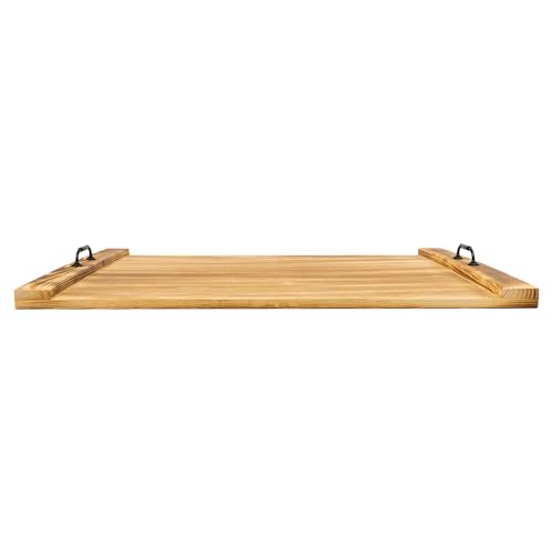 Noodle Board Stove Cover, Tabla de Cubierta para Estufa de Madera, Extra Grande 76.2x55.88 cm con Agujeros Preperforados, Textura Clara, Para Estufa Eléctrica y de Gas miniatura 5