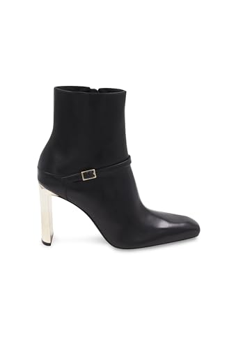 Bottines noires femme BCBGMAXAZRIA Ravi taille 35 en cuir élégant
