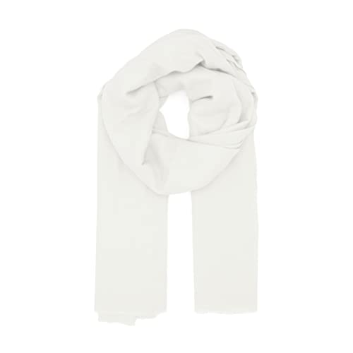 Colours & Beauty XXL Schal Damen Winter einfarbig Weiß | Winterschal Damen und Herren | Schal Mädchen | Stola Damen Warm | Halstuch | Pashmina Schal Damen | Multifunktionstuch | Schlauchschal Cover