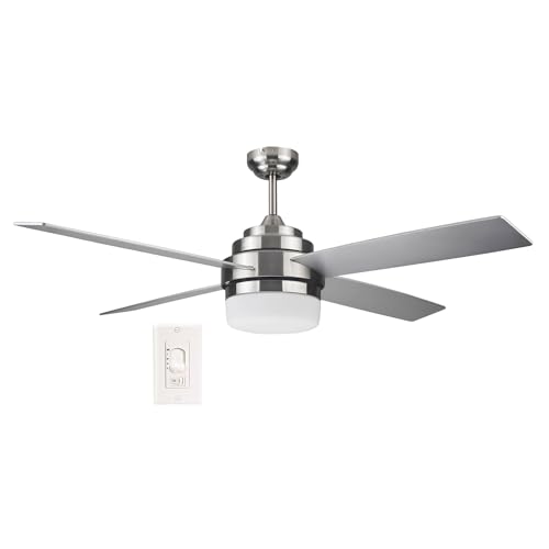 Image of Design House Cali Ceiling Fan, 52 inch, Brushed Nickel
