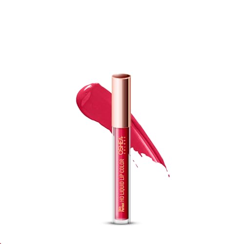 Image of Oshea Colors Long Lasting High Definition Liquid Lipstick | Smudgeproof & Ultra Pigmented Lip Color | Enriched with Vitamin E - (Rosy Pink 05) 2.6ml