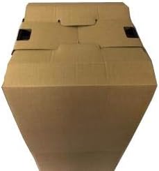 Amazon Co Jp 引越し 保管用ハンガーボックス テープ不要 組み立て式 ｋ５ｗダブル構造 個人様宅は配送不可 ダンボール 段ボール 衣装収納 ハンガーケース 梱包 箱 ホーム キッチン