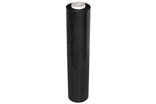 Stretchfolie Wickelfolie Packfolie 500mm x 255m | 2.7KG | Schwarz Cover