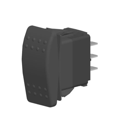 Carling Technologies, RCV-37100660, Switch Rocker (ON) Off (ON) SPDT Quick Connect Rocker 20A 12VDC 150000Cycles Automotive Bulk (10 Item/s)