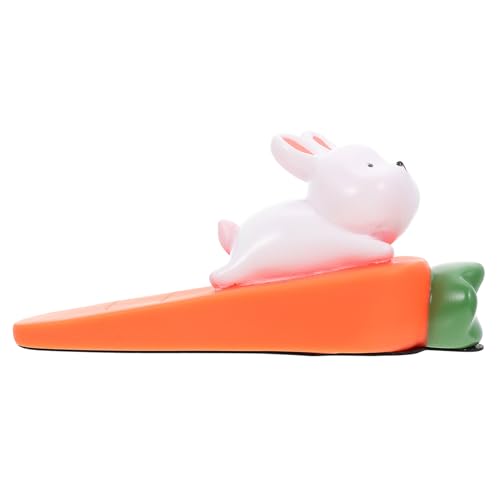 BCOATH Cartoon Animal Door Stopper Rabbit Anti-Skid Safety Door Wedge for Childproofing Home and Office Decorative for Living Room and Bedroom