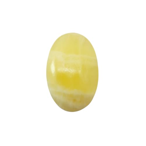 Agate jaune naturelle 82 carats taillée en cabochon de prestige