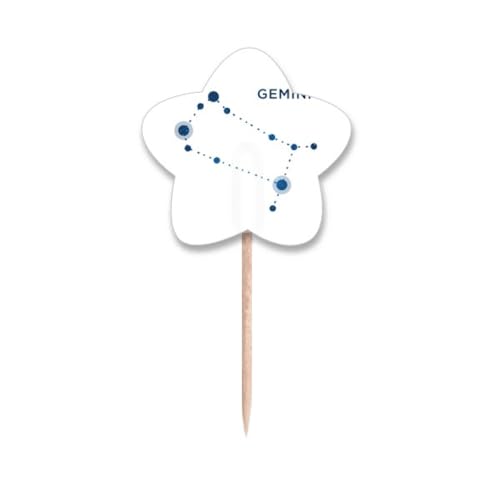 Cure-dents Geni Constellation signe du zodiaque pour art de la table et apéritif