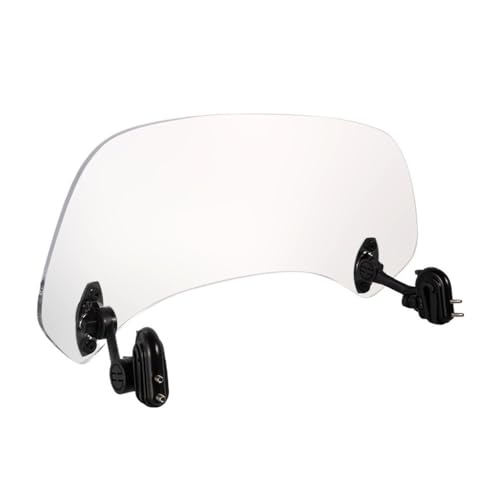 Extension de pare-brise moto réglable pour déviation optimale du flux d'air