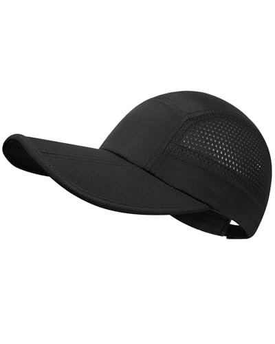 GADIEMKENSD UPF 50+ Foldable Baseball Cap with Long Brim